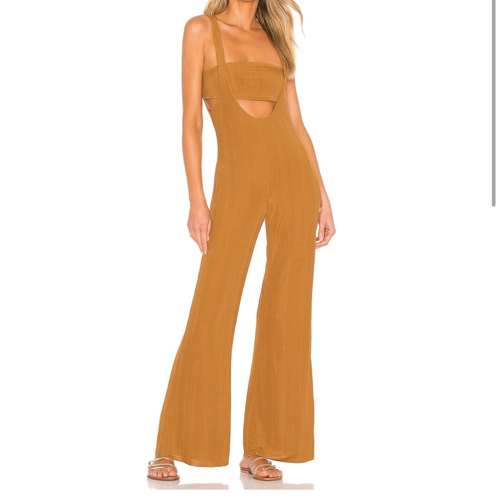 X REVOLVE Morin Jumpsuit in Toffee - House of Harlow 1960 - NWT